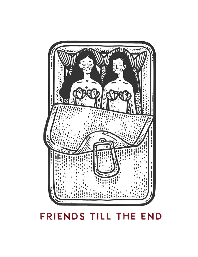 Friends Till The End, Mermaid Cards