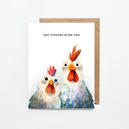 Chicken In On You, Greeting Cards