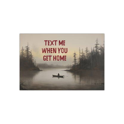 Text Me When You Get Home, Art Print Satin Posters, Modern and Sentimental Wall Decor, Graffiti Art Posters, Eclectic and Minimal Art