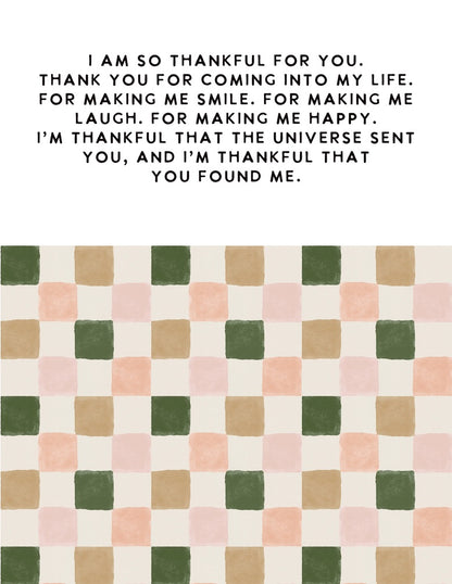 Thankful for You, Greeting Cards