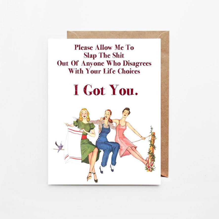 I Got You, Friendship Card