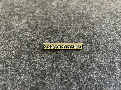 Overthinker, Enamel Pins