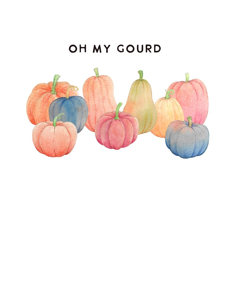 Oh My Gourd, Pumpkin Greeting Cards