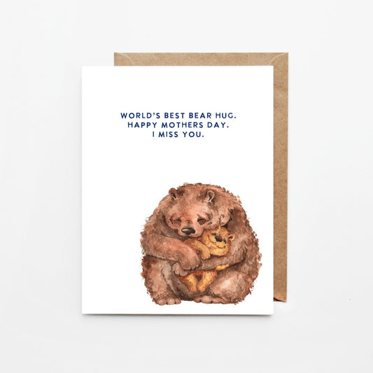 Bear Hug Mother's Day, Greeting Cards