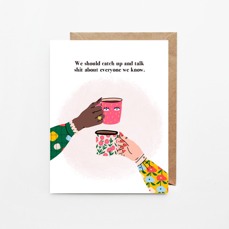 Catching Up, Friendship Greeting Cards