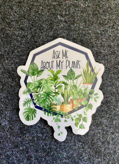 Ask Me About My Plants, Stickers