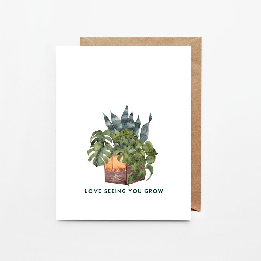 Love Seeing You Grow, Greeting Cards