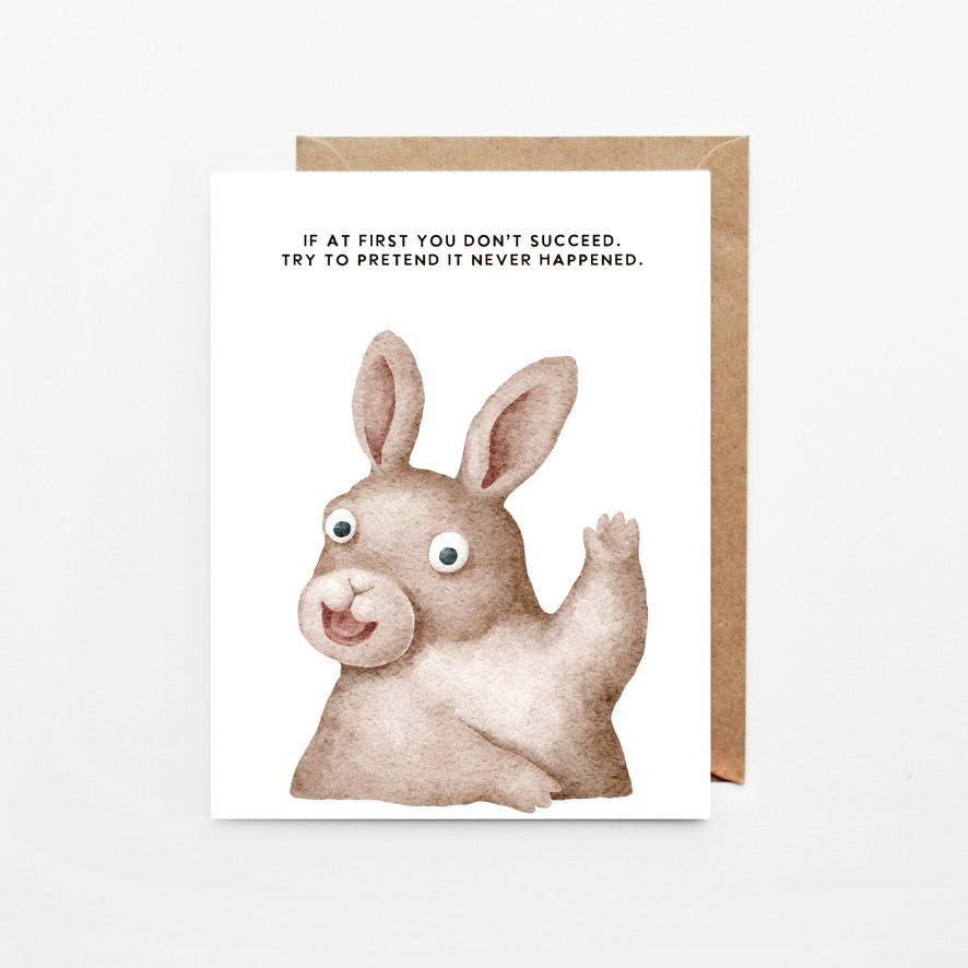 Pretend It Never Happened, Funny Bunny Cards