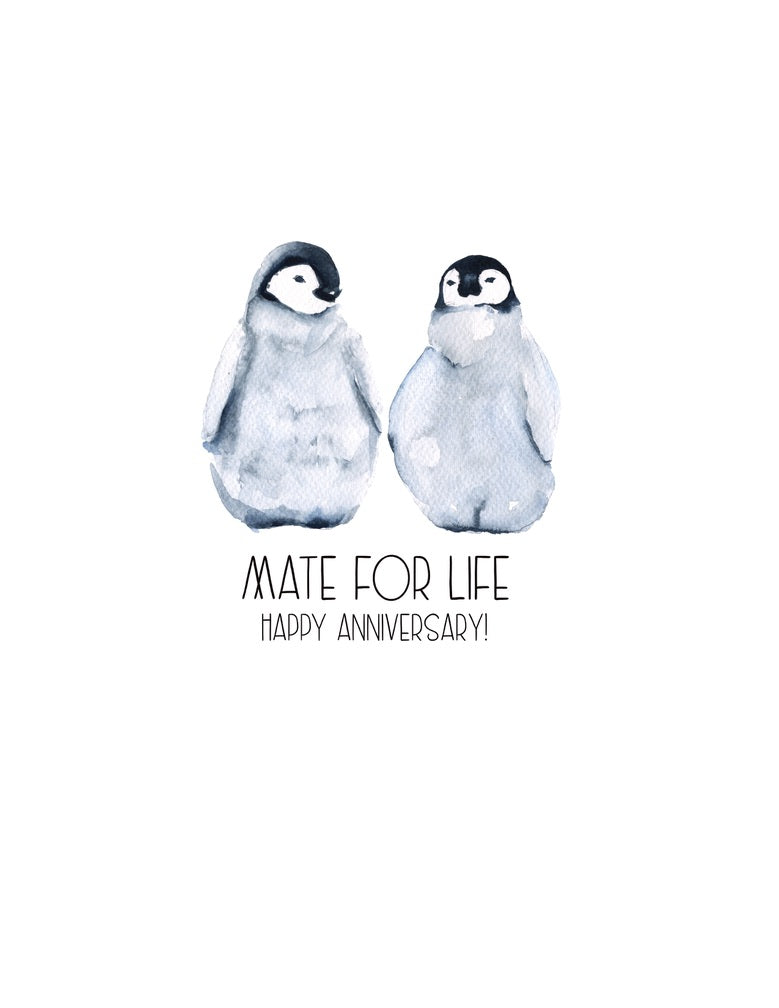 Mates for Life, Penguin Anniversary Cards