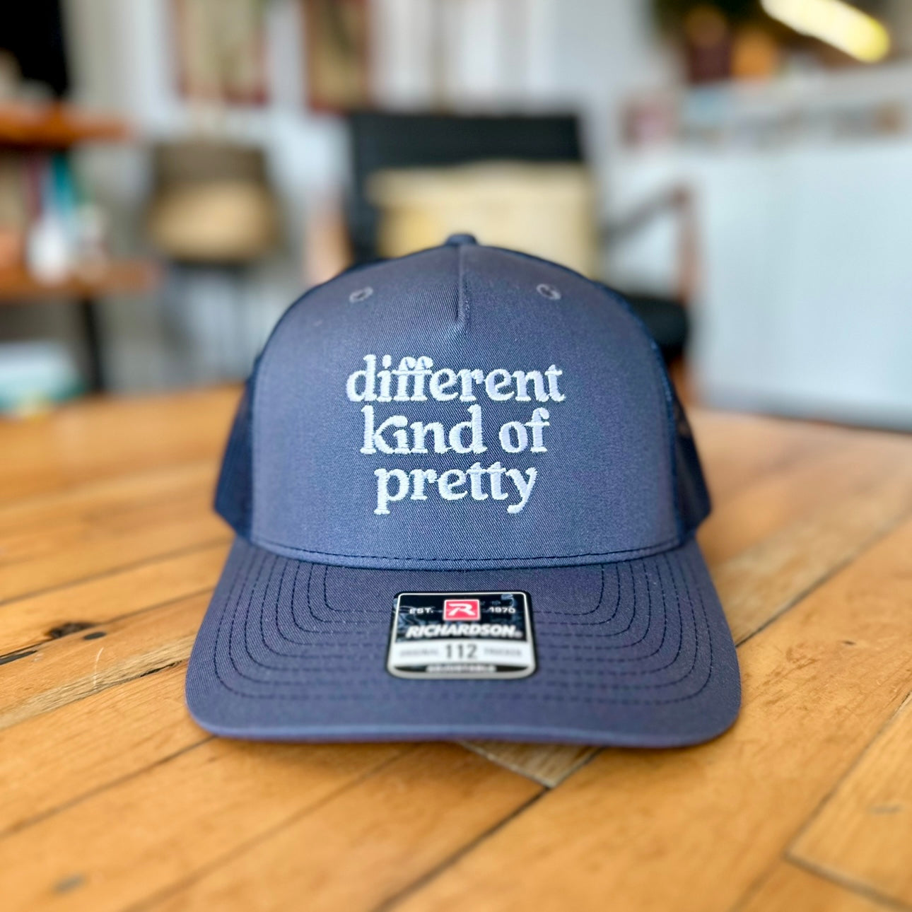 Different Kind of Pretty, Blue & Navy Baseball Hat