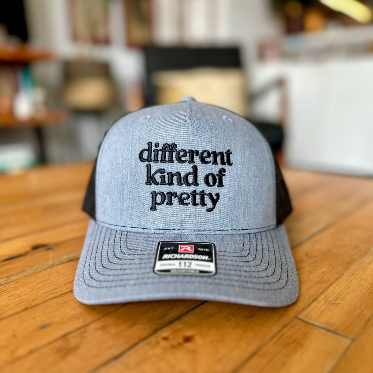 Different Kind of Pretty, Grey & Black Baseball Hat