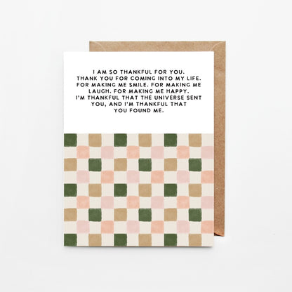 Thankful for You, Greeting Cards