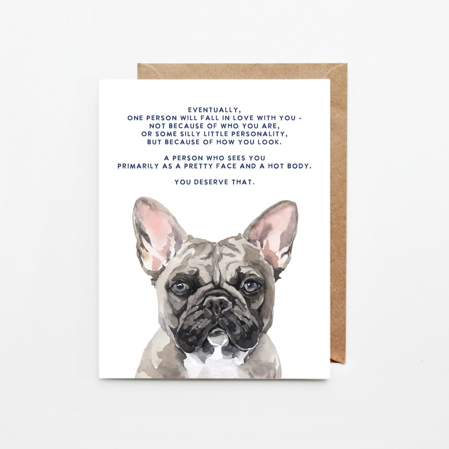 You deserve everything, Funny Greeting Cards