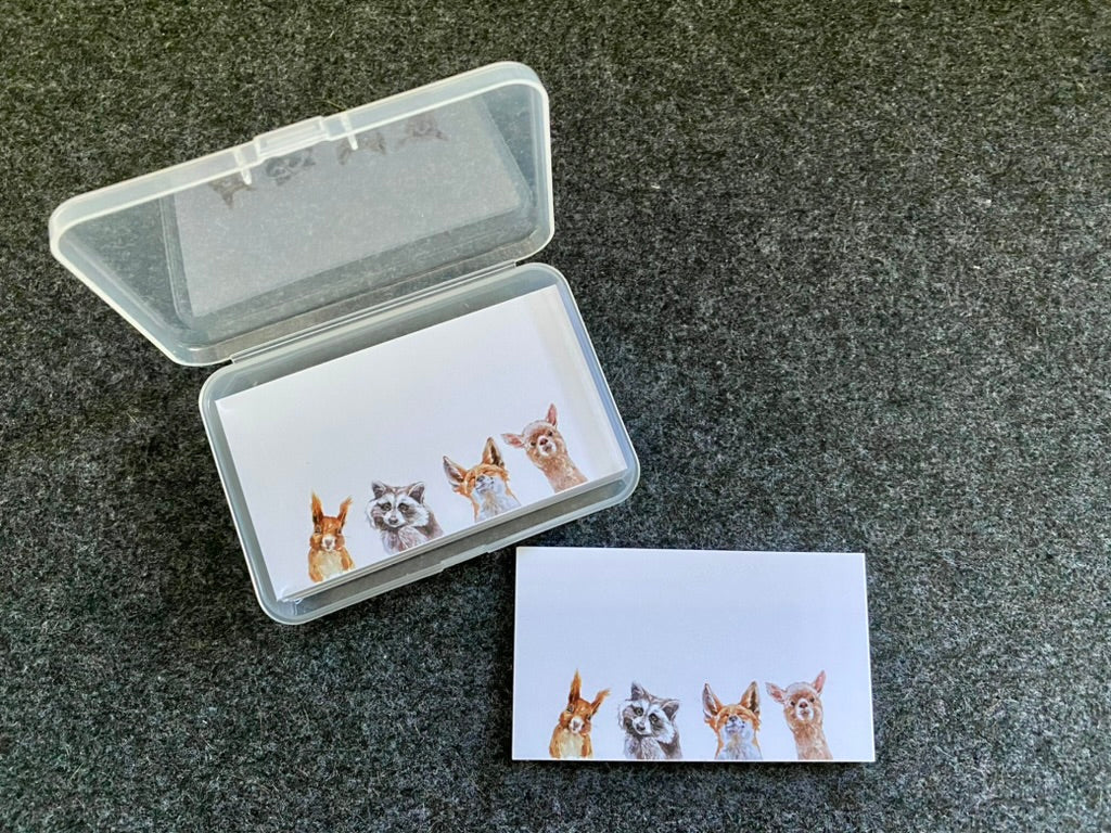 Boho Animals, Mini Cards